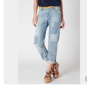 {Anthropologie} Holding Horses Patchwork Jean